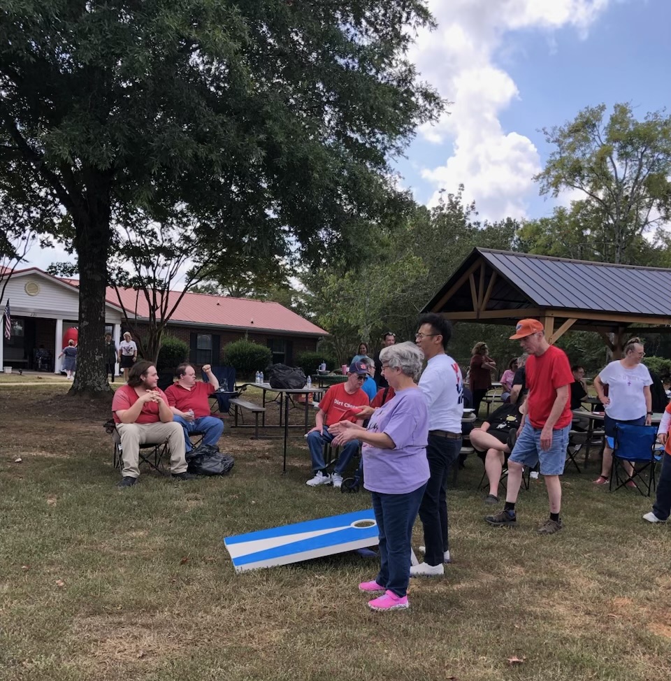 Tailgate Fun at The Rainbow Omega Quad