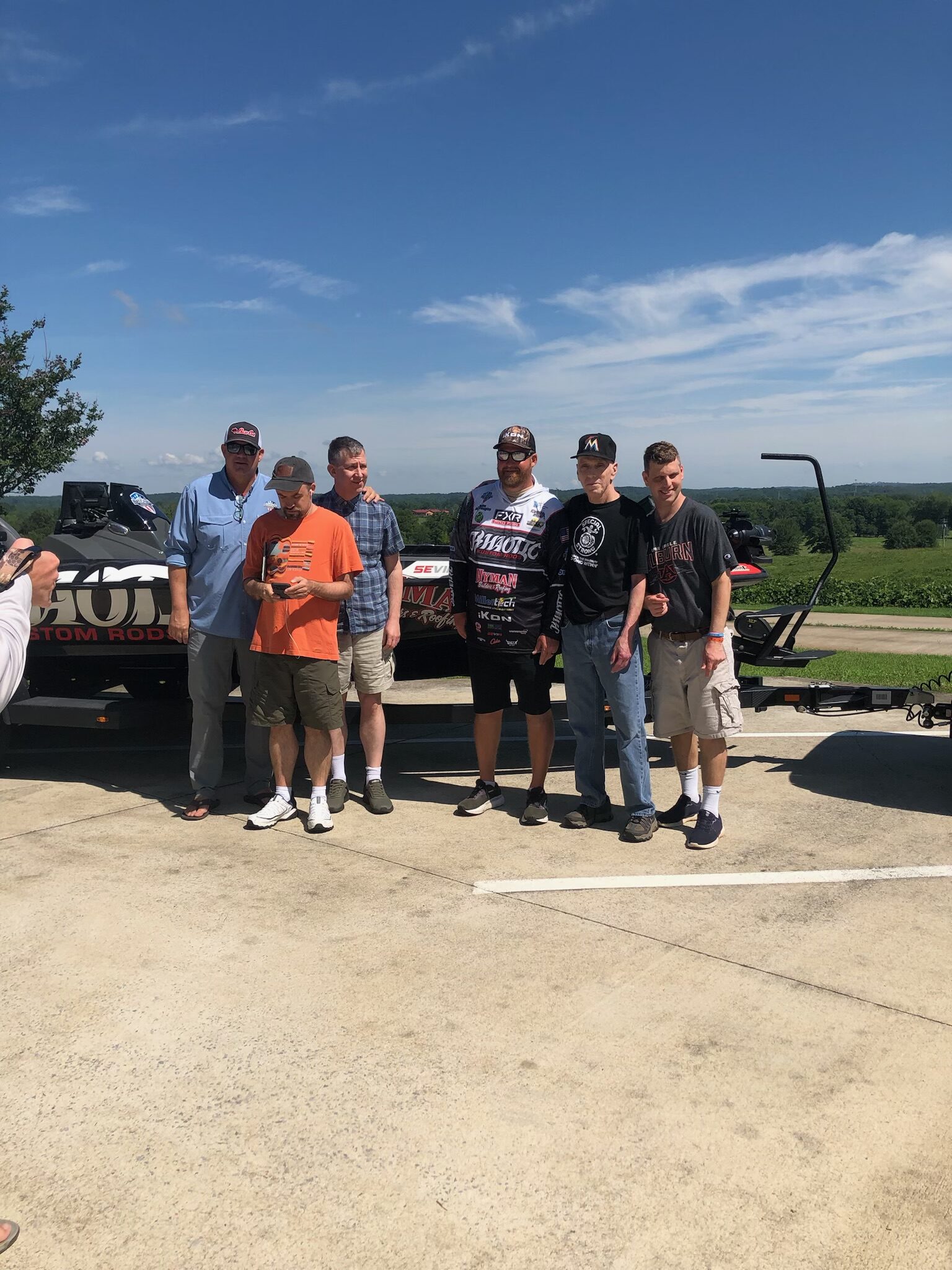 National Professional Fishing League Anglers Visit